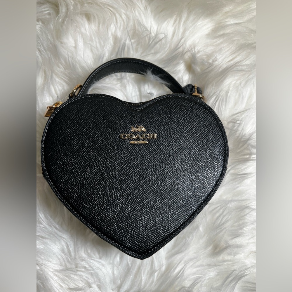 Coach Black Heart Crossbody Bag